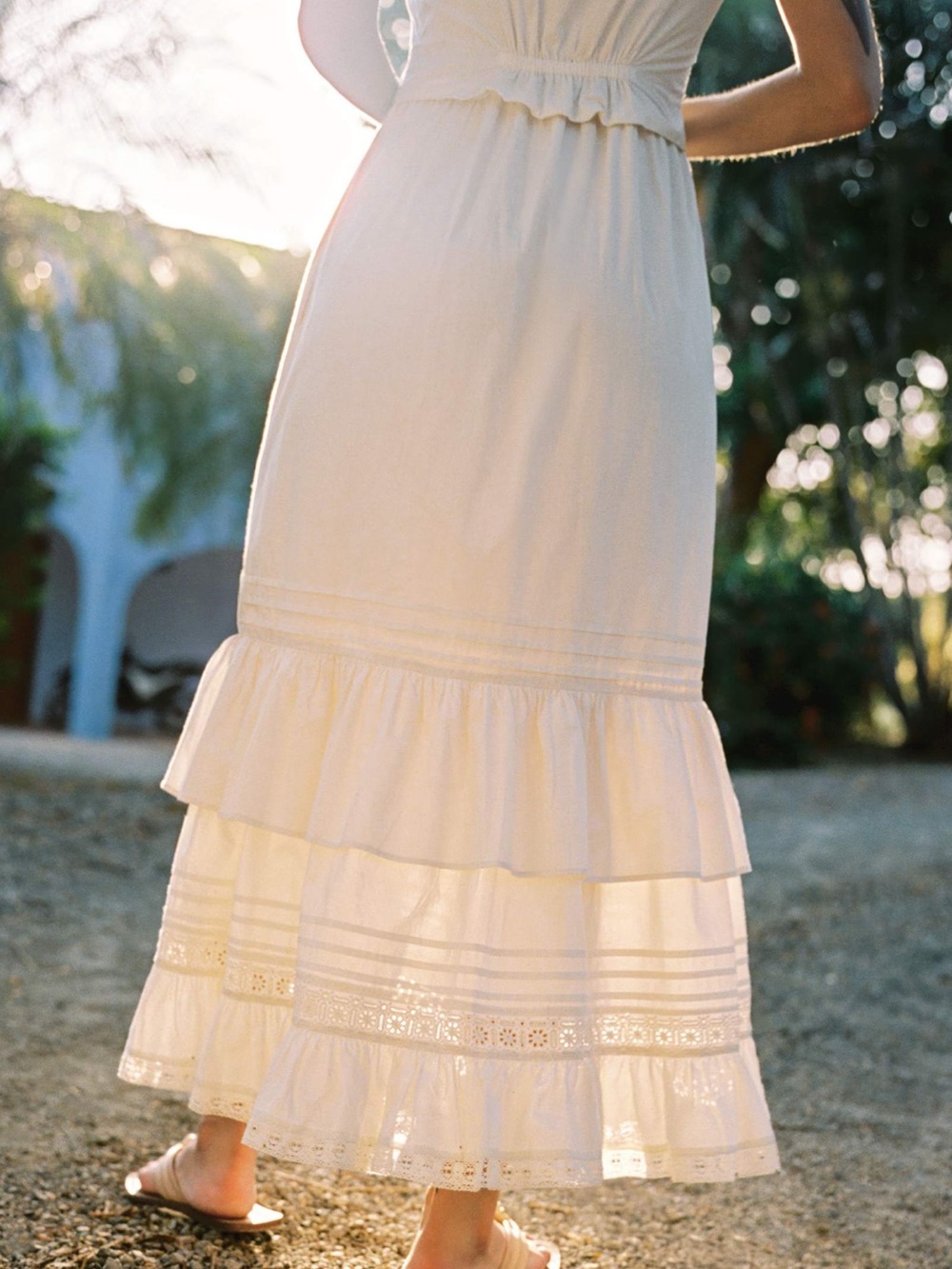 Christy Dawn Rafaella Dress in Pearl - Picture 2 of 5
